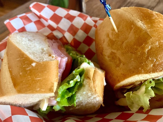 A custom sandwich from Cravings.