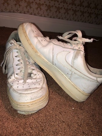 Photo of Siena Avolio’s Air Force 1s