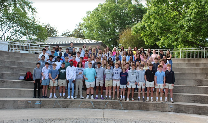 Class of 2025 at the end of their 9th grade year. Taken by Mrs. Cuneo.