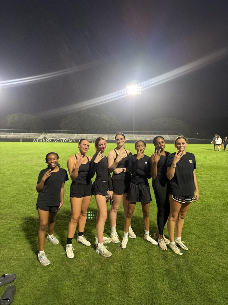 The junior flag football team for Monday Madness